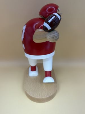 Smoker. Germany. Kwo. Football Player in Red Jersey #2 [NEW]. 8"H