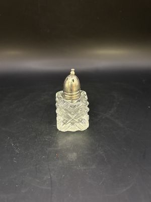 Glass. Japan. Salt &amp; Pepper Shakers (Set of 4). 2.13"H