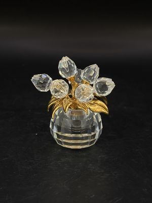 Figurine. Austria. Swarovski. Crystal #210824. Tulips Flacon. 2"H