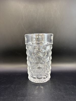 Crystal. USA. Fostoria. Clear Drinking Glasses. American Pattern (Set of 4). 5.25"H