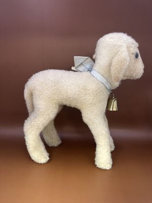 Plush. Germany. Steiff. Lamb. "Lamby". Vintage. 8.5"H