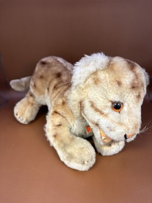 Plush. Germany. Schuco. Vintage Lion Cub. 11"L