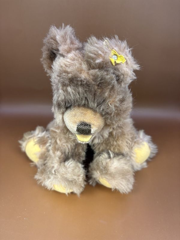 Plush. Germany. Steiff. Teddy Bear Mohair. 8&quot;H