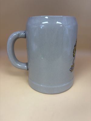 Stein. Germany. Beer Mug. Vintage. Grey w/ the Osterholz-Scharmbeck Coat of Arms. 5.25"H