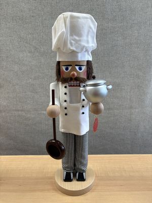 Nutcracker. Germany. Steinbach. Chef with the Pot. With Original Box. 17.5"H
