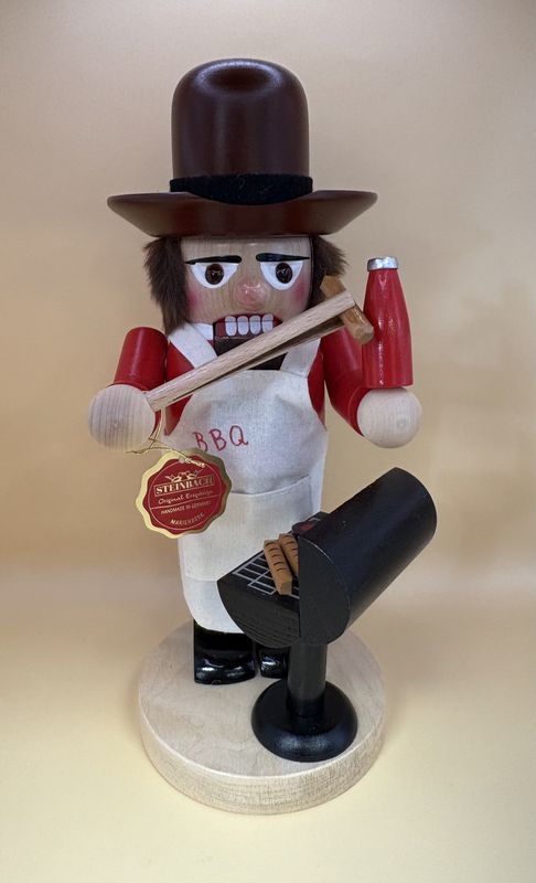 Nutcracker. Germany. Steinbach. BBQ Bill. NEW with Original Box. 11.8&quot;H