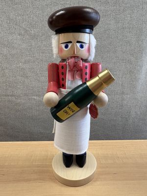 Nutcracker. Germany. Steinbach. Big NC Sommelier. 15.5"H