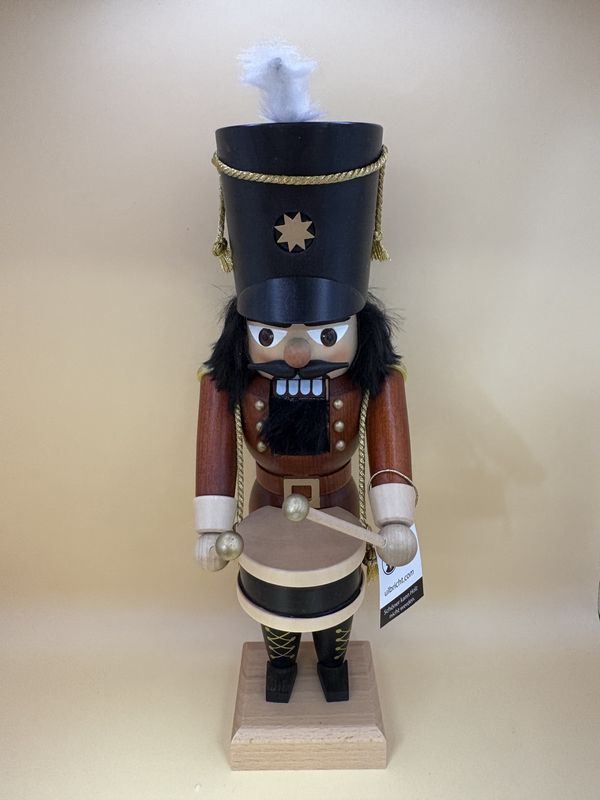 Nutcracker. Germany. Christian Ulbricht. Toy Soldier Drummer. 10.5&quot;H