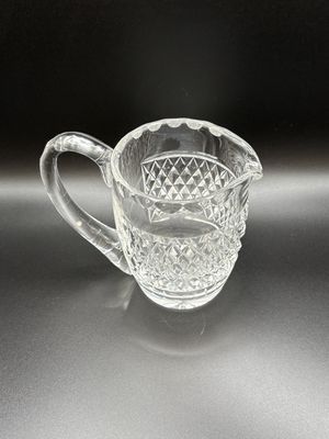 Crystal. Ireland. Waterford. Creamer (4.25"H), Bowl (2.25"H), and Sugar (4.75"H) Set.