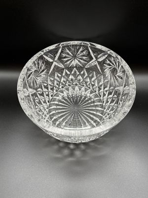 Crystal. Bowl. American Brilliant Pattern. 6.75"W
