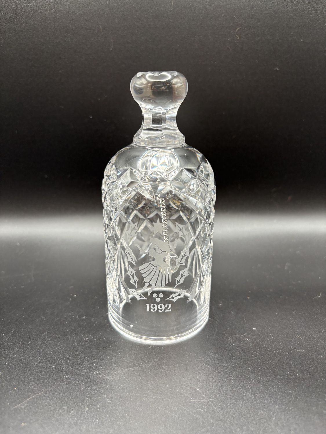Crystal. Ireland. Waterford. Annual Bell. 1992. &quot;Nine Ladies Dancing&quot;. 5.25&quot;H