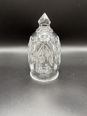Crystal. Ireland. Waterford. Annual Bell. 1996. "Silent Night". 4.75"H