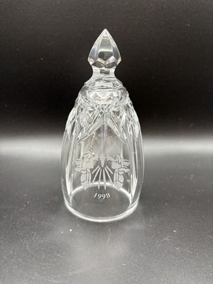 Crystal. Ireland. Waterford. Annual Bell. 1998. "Hark! The Herald Angels Sing". 5.25"H
