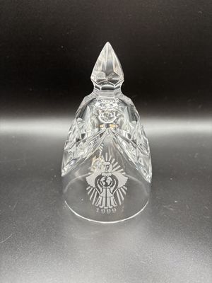 Crystal. Ireland. Waterford. Annual Bell. 1999. "Joy to the World". 5"H