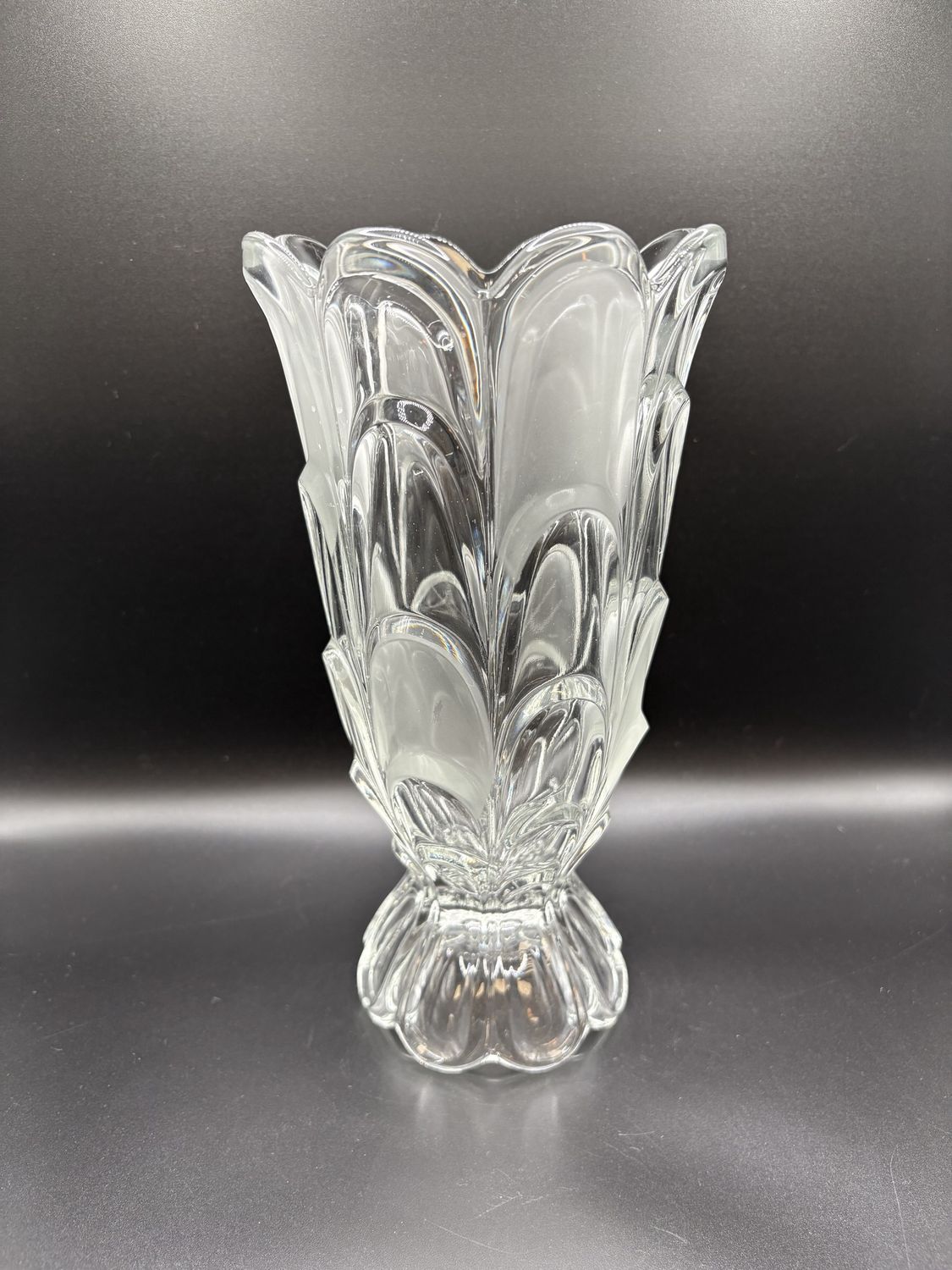Crystal. Poland. Toscana Bohemia. Layered Flower Petal Design.