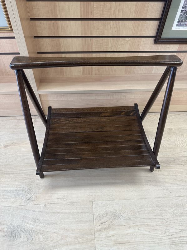Furniture. Yugoslavia. Mid-century Folding Magazine Rack. Vintage. 18&quot;H