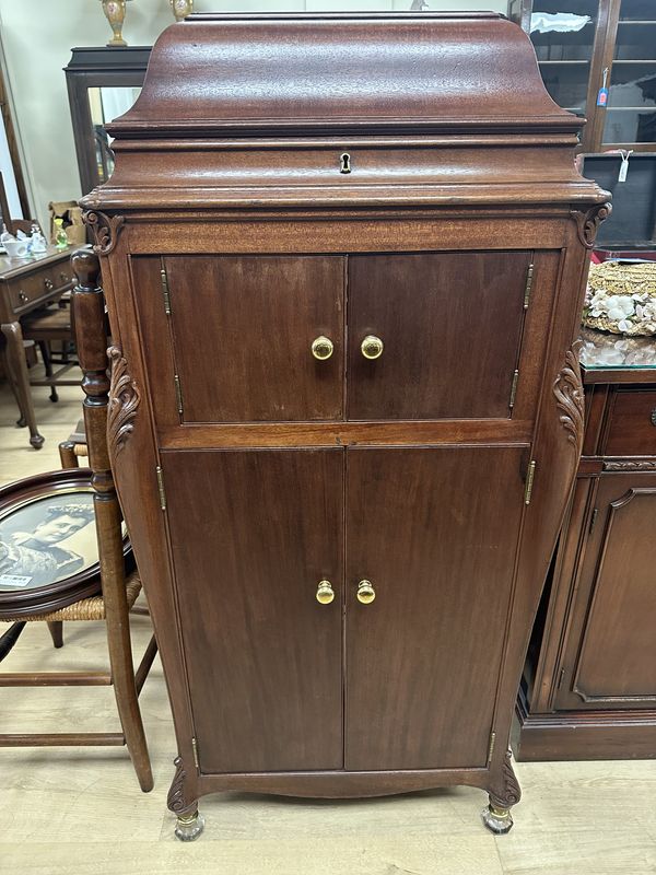 Furniture. USA. Victrola Cabinet. Possible Bar Cabinet! 24&quot;W x 28&quot;D x 49&quot;H