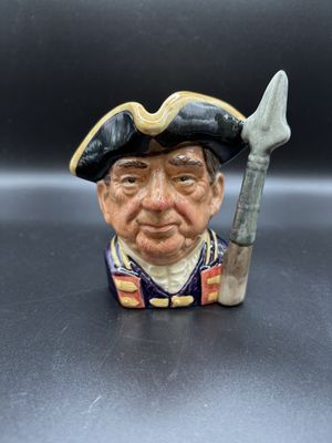 Ceramic. England. Royal Doulton. Guardsman. Small Toby Jug. 4.5"H