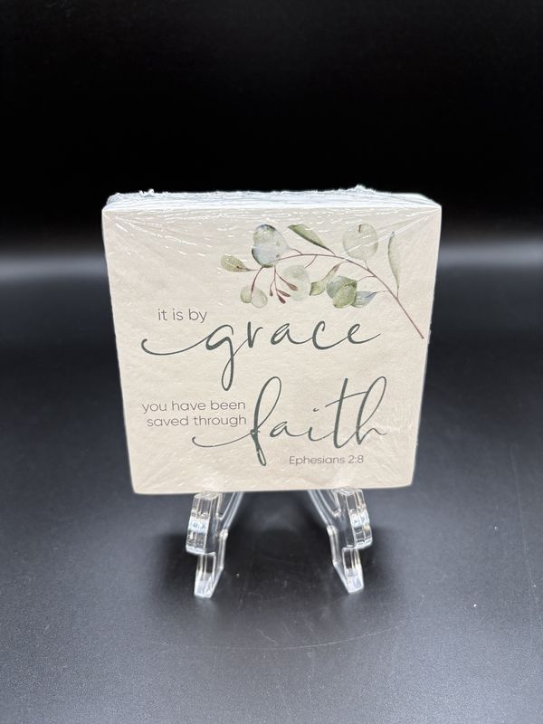 Home Decor. USA. Highland Home. Wooden Block [NEW]. By Grace Through Faith Decorative Block. 4&quot;W