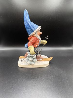 Figurine. Germany. Goebel. Co-Boy Well 522 (1972). "Toni the Skier".  8"H