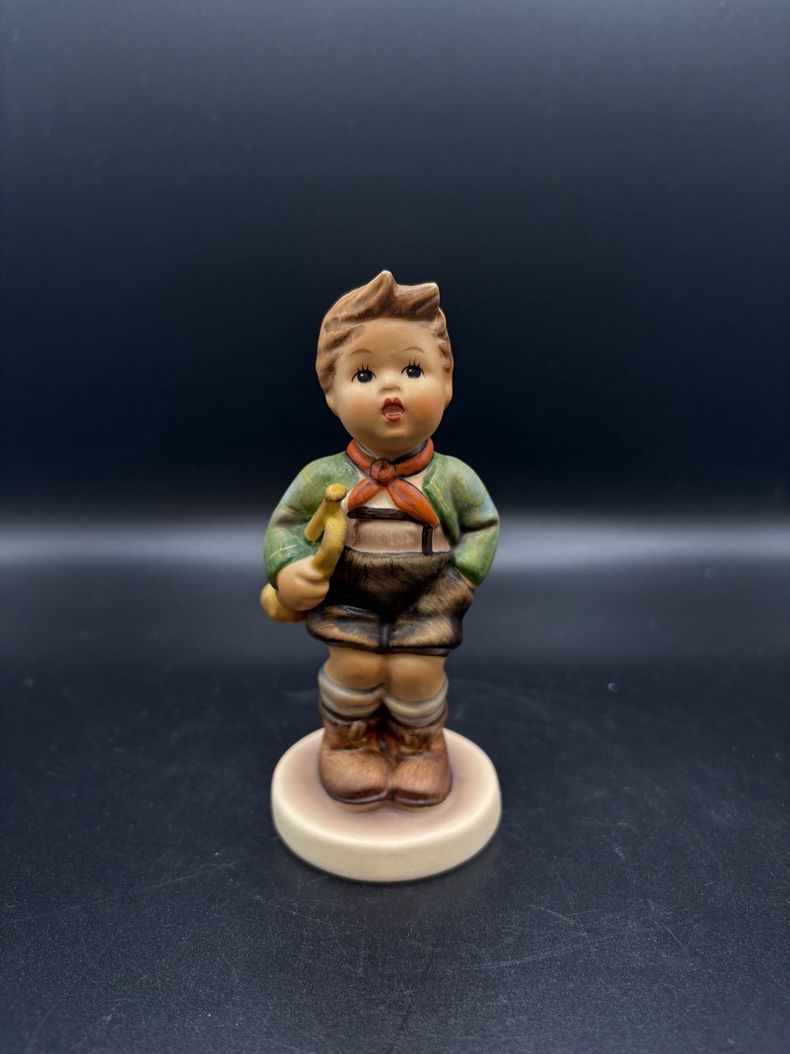 Figurines. Germany. Hummel. #97 &quot;Trumpet Boy&quot; TMK-5. 4.75&quot; H