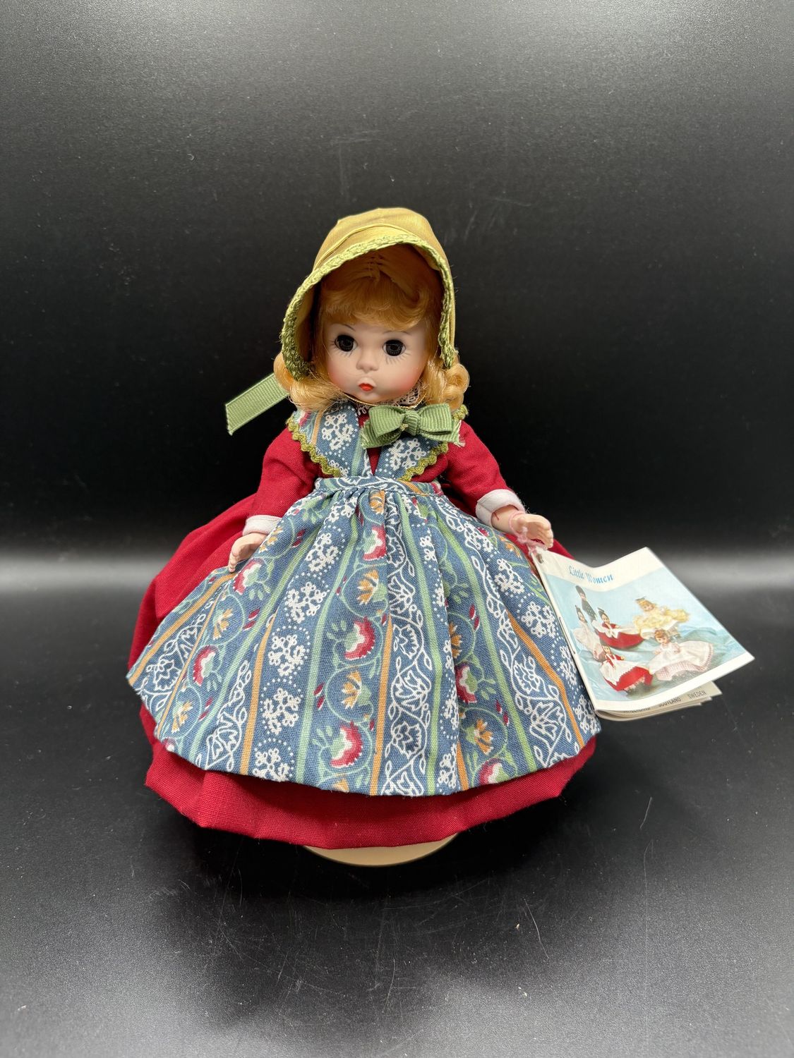 Toys &amp; Dolls. USA. Madame Alexander. Denmark Doll w/ Stand.  8.5&quot;H