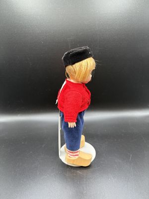 Dolls. USA. Madame Alexander. Netherlands Boy w/ Stand &amp; Original Box. 8"H