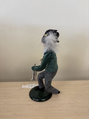 Figure. USA. Byers' Choice. Trumpet Boy. 9"H