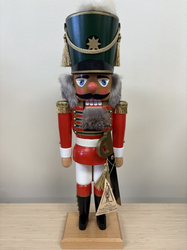 Nutcracker. Germany. Christian Ulbricht. &quot;Red Soldier.&quot; 16&quot;H