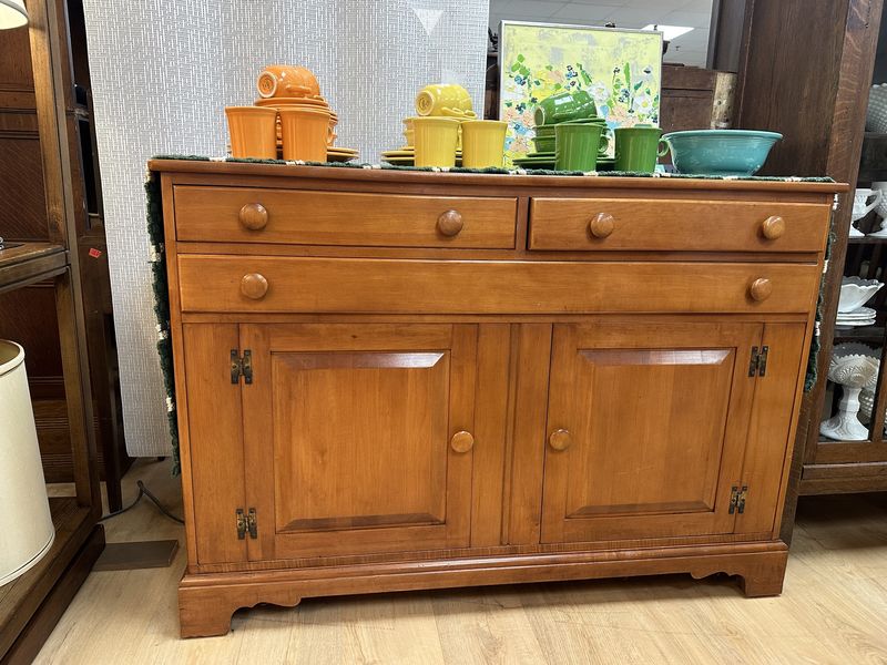 Furniture. USA. Maple Credenza / Server. 19"D x 50"W x 35"H