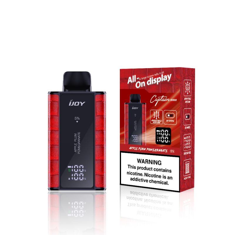 iJOY Captain 10k Disposable Nicotine (5%), Flavour: Apple Plum Pomegranate