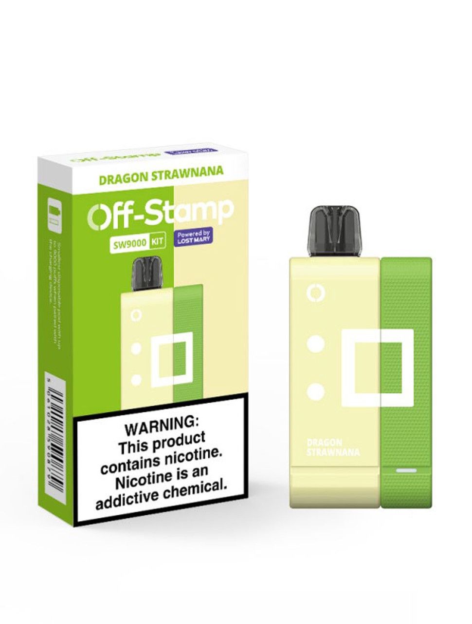 Off-Stamp SW9000 Disposable Kit (5%), Flavour: Dragon Strawnana