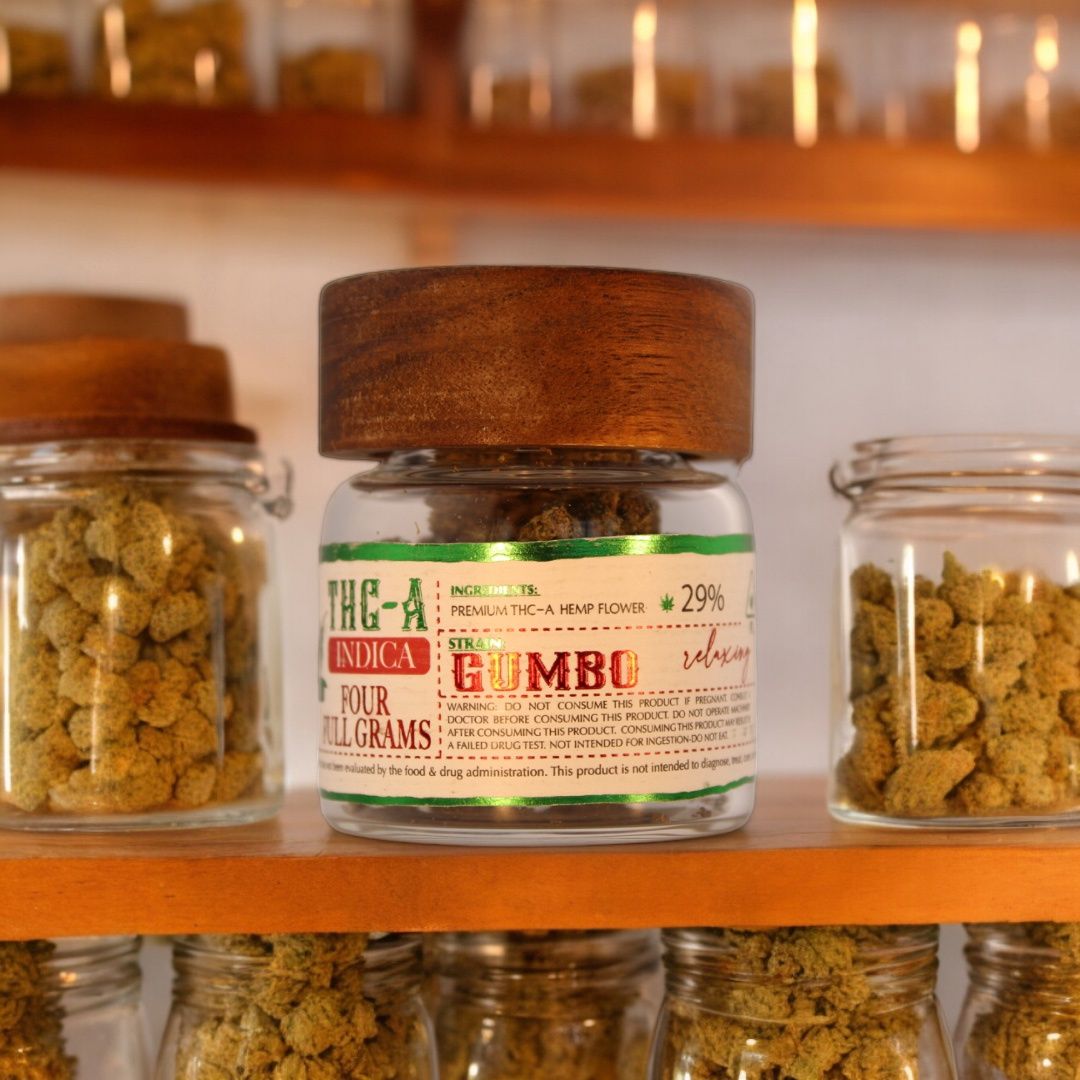 Hemp Wellness THCA Flower (4g), Strain: GUMBO (I)