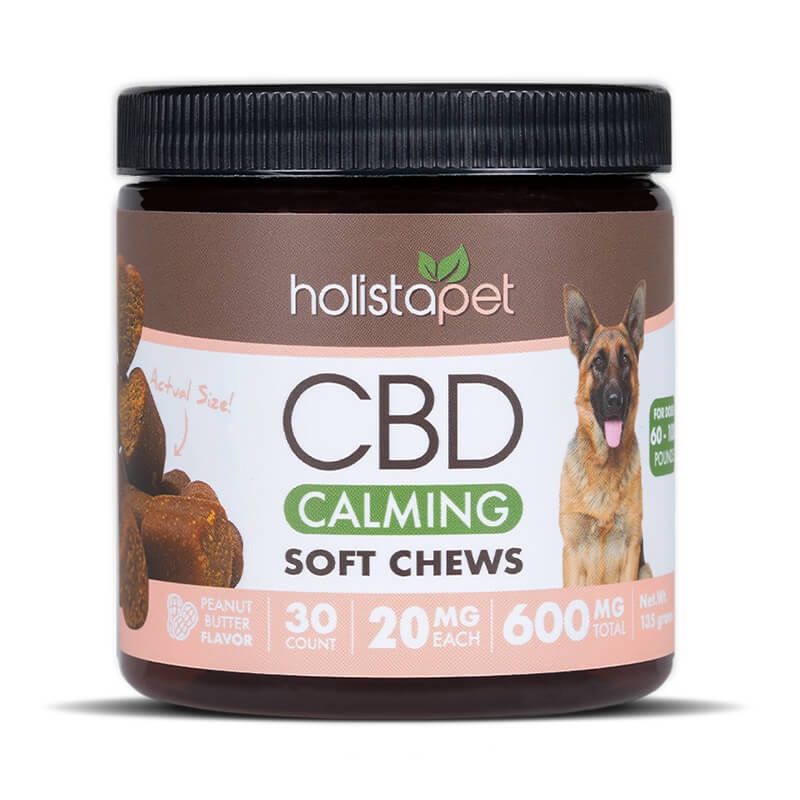 holistapet CBD Dog Soft Chews - CALMING (30CT)