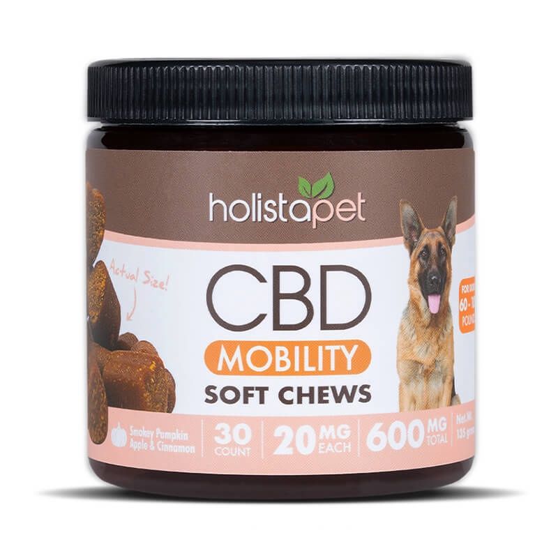 holistapet CBD Dog Soft Chews - MOBILITY (30CT)