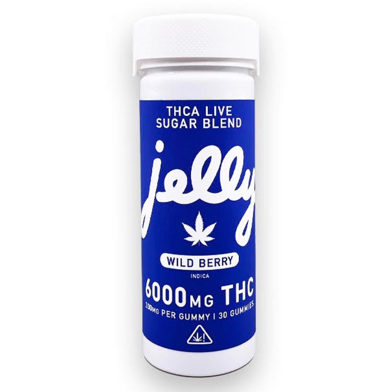 jelly THCA Live Sugar Blend Gummies, Flavour: Wild Berry (I)