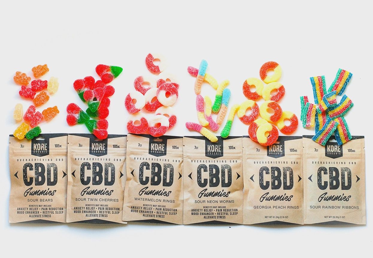 KORE Sour Rainbow Ribbons - 7CT (105MG)