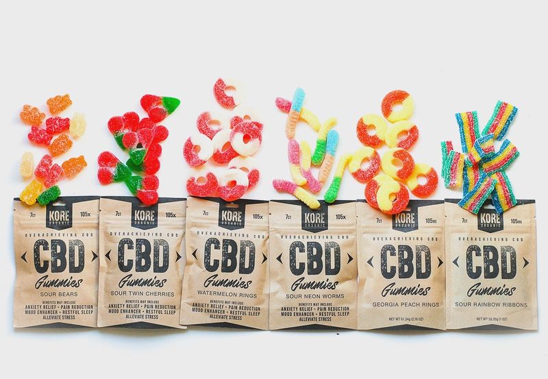 KORE Sour Rainbow Ribbons - 7CT (105MG)