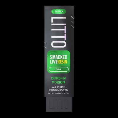 LITTO SMACKED Live Resin THC-A Disposable (2g)