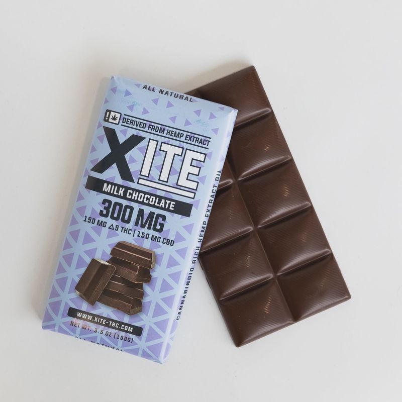 Xite Chocolate Bar - 300mg (D9:CBD)