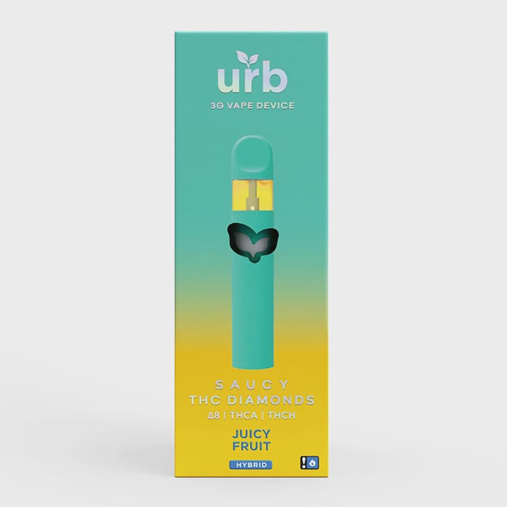 urb Saucy Diamonds Disposable (3g), Flavour: Juicy Fruit