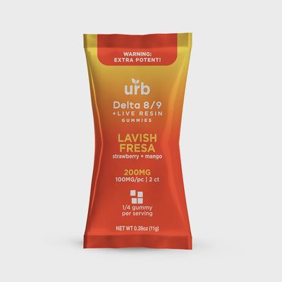 urb Live Resin Gummies - Delta8/Delta9  (200mg/100mg/2ct)