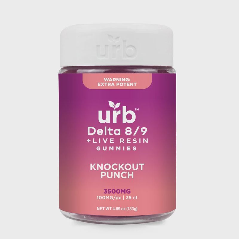 urb Live Resin Gummies - Delta8/Delta9  (3500mg/100mg/35ct)