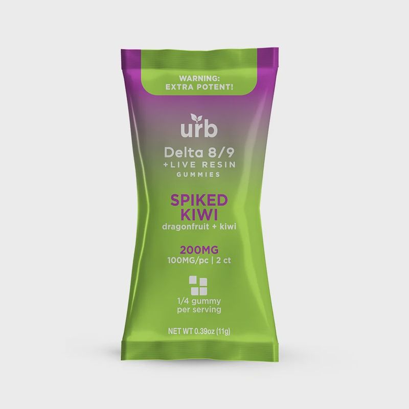 urb Live Resin Gummies - Delta8/Delta9  (200mg/100mg/2ct)