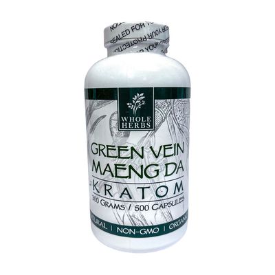 Whole Herbs Green Vein Maeng Da (500CT)