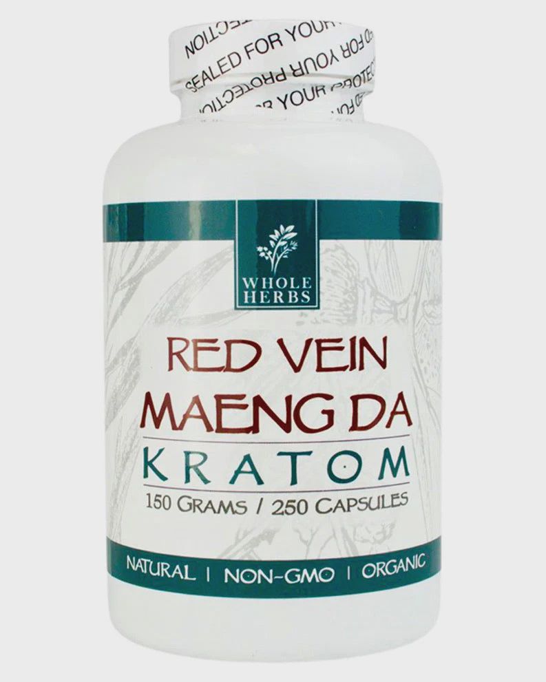 Whole Herbs Red Vein Maeng Da (250CT)