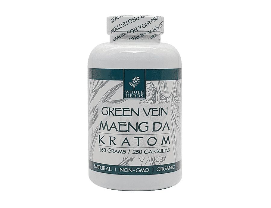 Whole Herbs Green Vein Maeng Da (250CT)