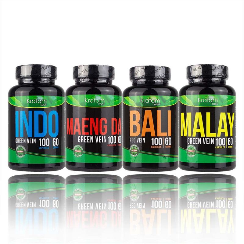 Kratom Kaps Green Indo (100CT)