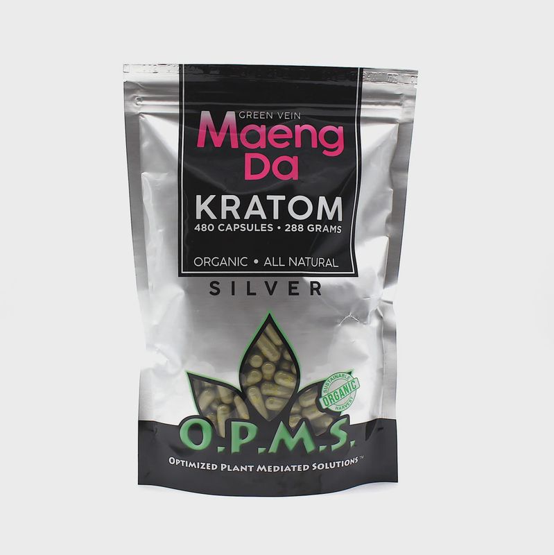 OPMS Silver Green Maeng Da - 288g (480CT)