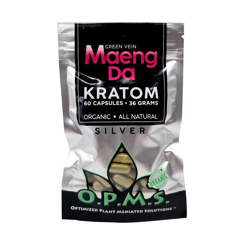OPMS Silver Green Maeng Da - 36g (60CT)